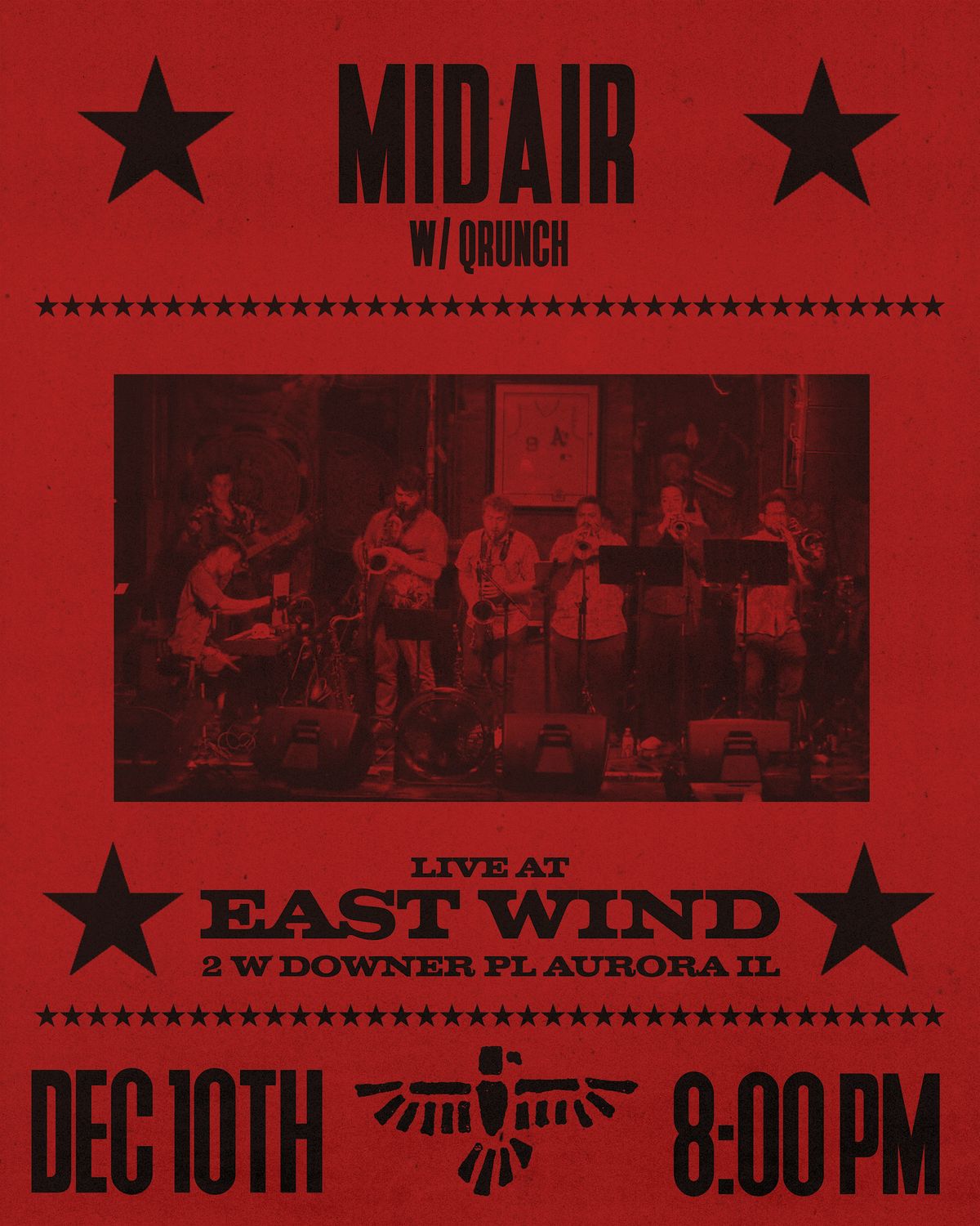 Midair W/Qrunch live at East Wind, 10 December | Event in Aurora | AllEvents
