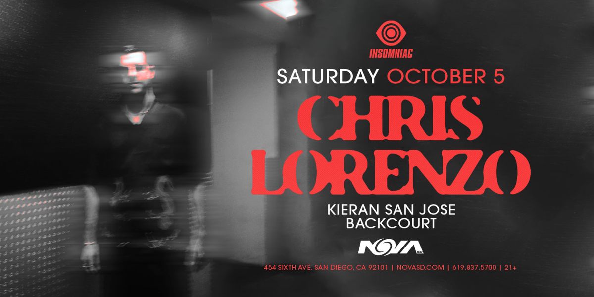 Chris Lorenzo, 8 November | Event in Boston | AllEvents