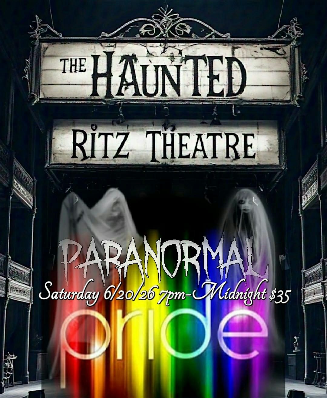Paranormal PRIDE at the Haunted Ritz Theatre, 20 June | Event in Haddon Township | AllEvents