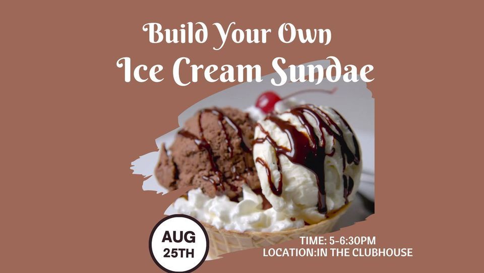 Build Your own Ice Cream Sundae, Acero Cooley Station, Gilbert, August