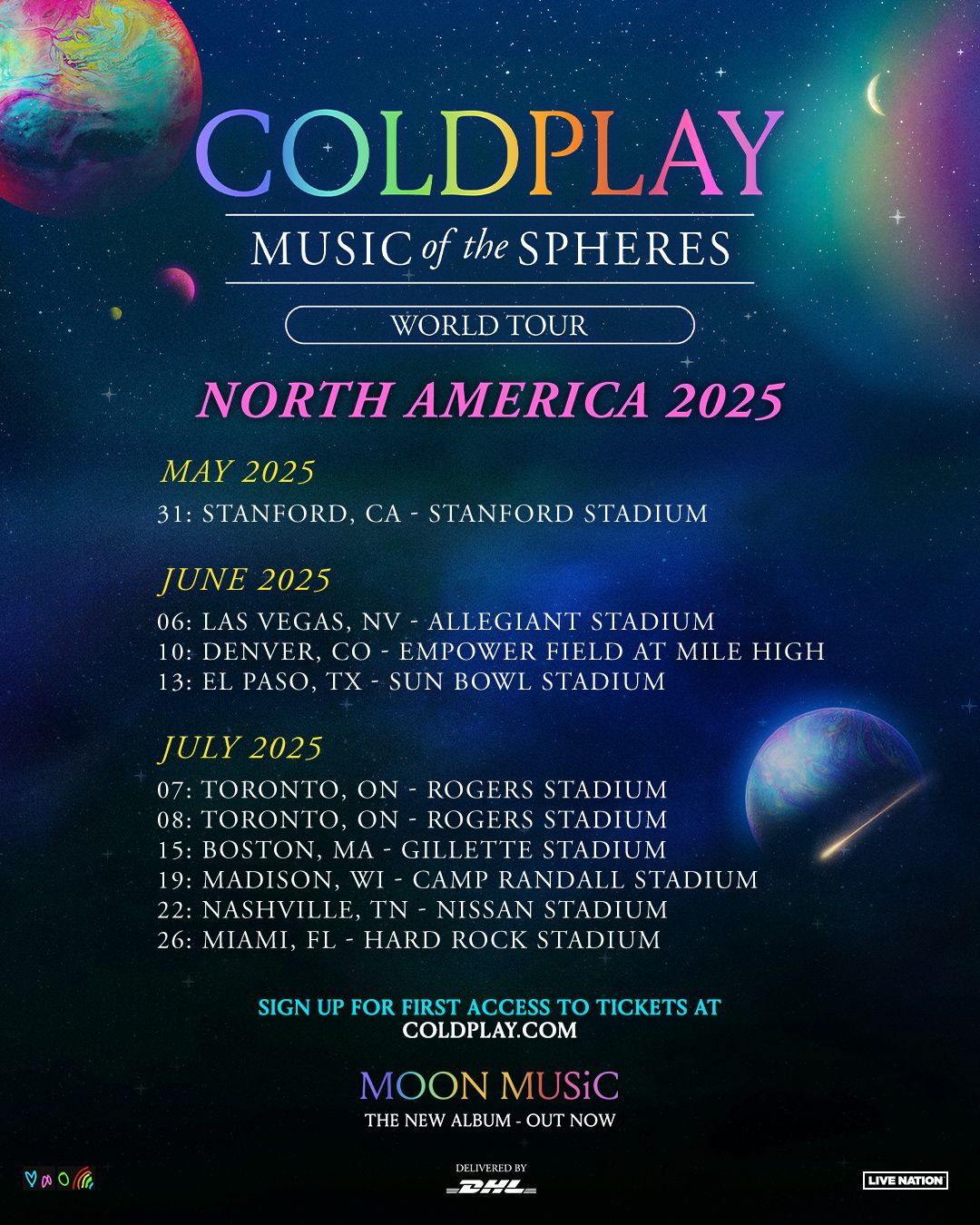 Coldplay, 25 July | Event in Miami Gardens | AllEvents