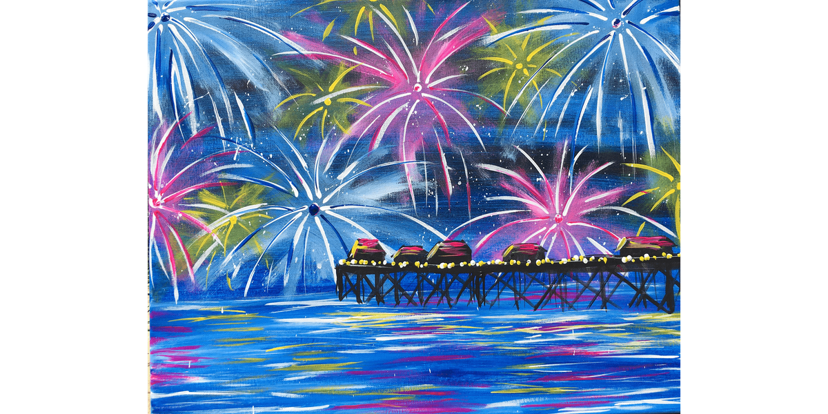 Celebration at the Pier - Paint and Sip in Sacramento | Classpop!™, 30 December | Event in Elk Grove | AllEvents