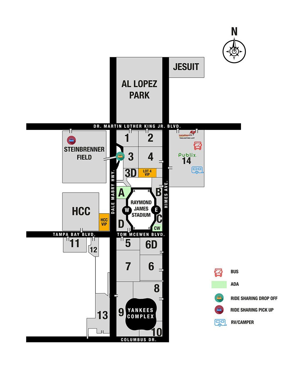 PARKING: ReliaQuest Bowl, 30 December | Event in Tampa | AllEvents