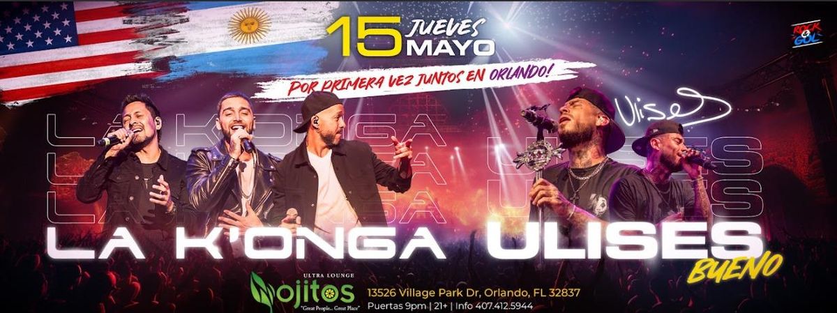 LA K'ONGA & ULISES BUENO EN ORLANDO, 15 May | Event in Hunters Creek | AllEvents