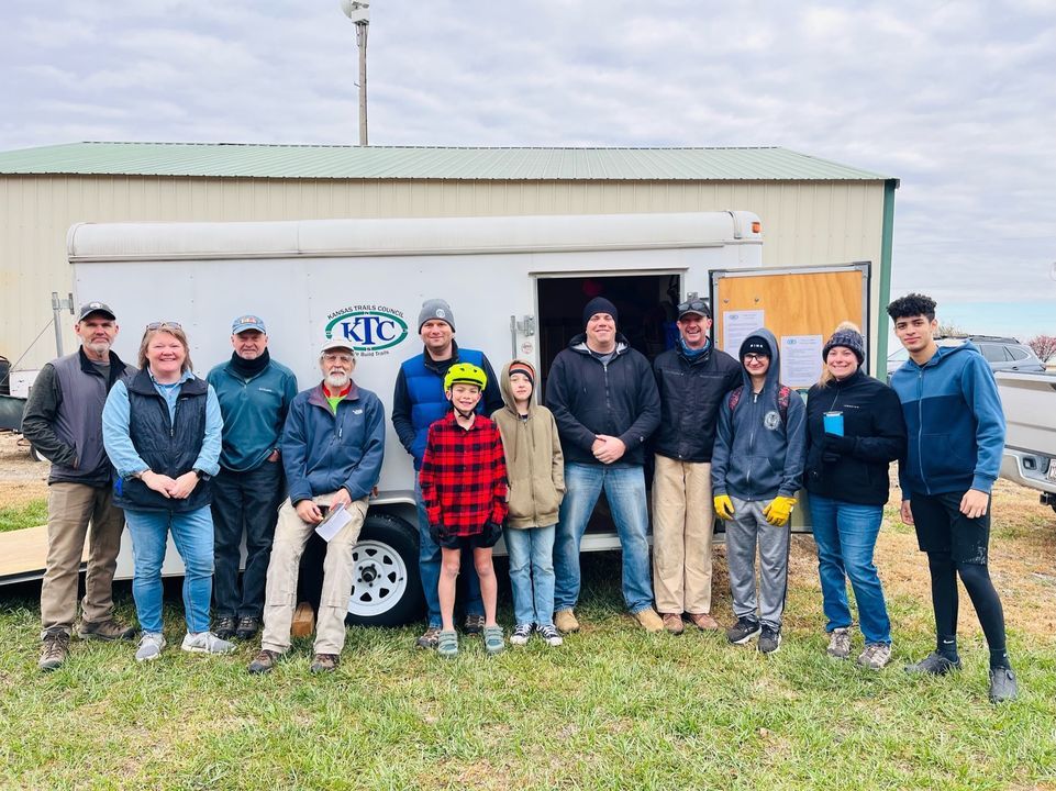Lewis Young Community Trailbuilding Day, LewisYoung Park, Louisburg