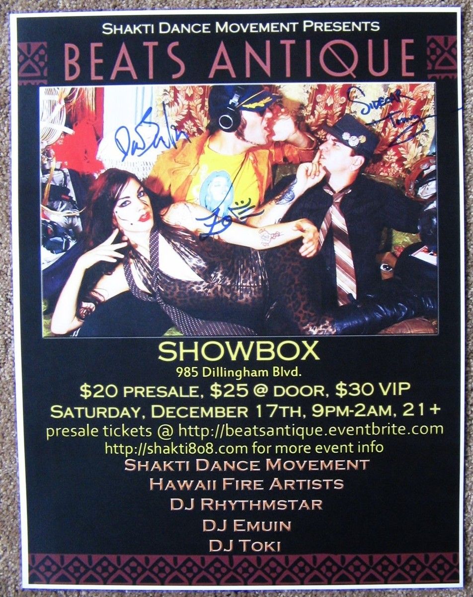 Beats Antique at McDonald Theatre, 14 February | Event in Eugene | AllEvents