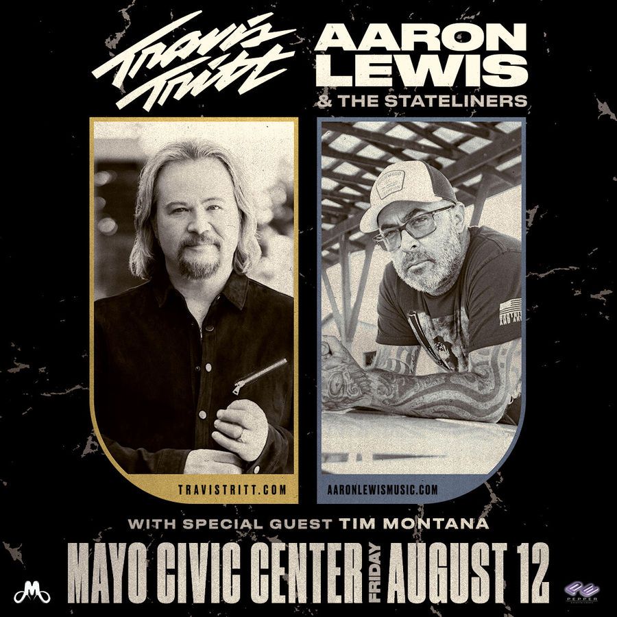Aaron Lewis and the Stateliners and Travis Tritt at Riverside Casino Event Center, 2 August | Event in Riverside