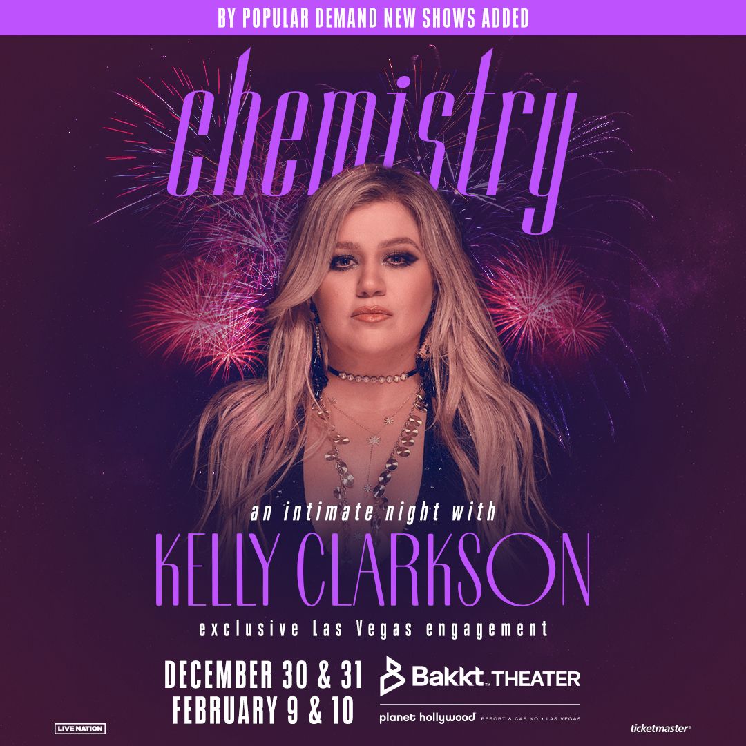 Kelly Clarkson Las Vegas Tickets, 17 July | Event in Las Vegas | AllEvents