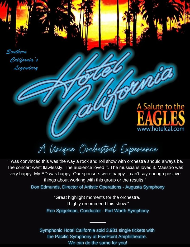 Hotel California: A Salute To The Eagles, 16 March | Event in Weirsdale | AllEvents