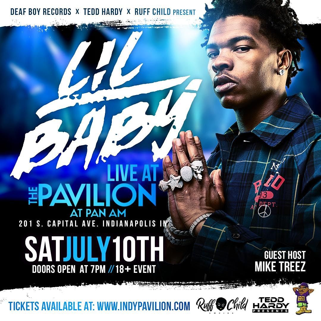 Lil Baby Live at the Pavilion, The Pavilion at Pan Am, Indianapolis, 10
