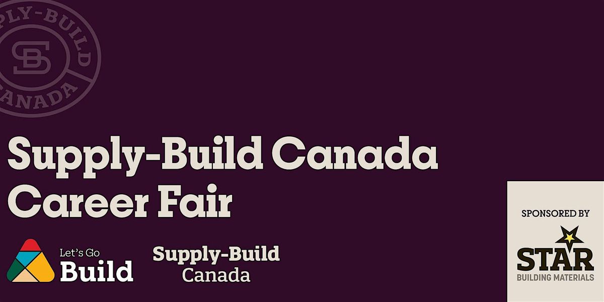 Supply-Build Canada Showcase Career Fair, 22 January | Event in Edmonton | AllEvents