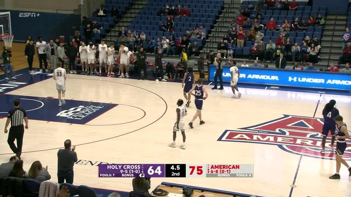 Holy Cross Crusaders at American University Eagles Basketball at Bender Arena, 10 January | Event in Bethesda