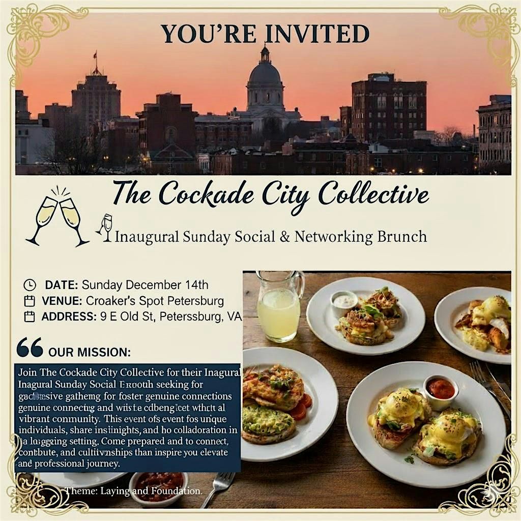 The Cockade City Collective Inaugural Social Networking Brunch, 14 December | Event in Petersburg | AllEvents