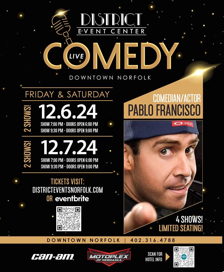 Pablo Francisco at El Paso Comic Strip, 1 May | Event in El Paso | AllEvents