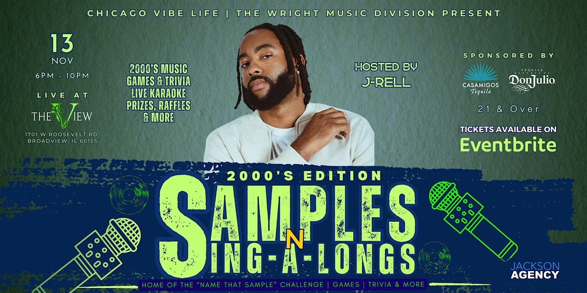SAMPLES N SING-A-LONGS (MUSIC TRIVIA GAME NIGHT)| Hosted By J-Rell, 13 November | Event in Broadview | AllEvents