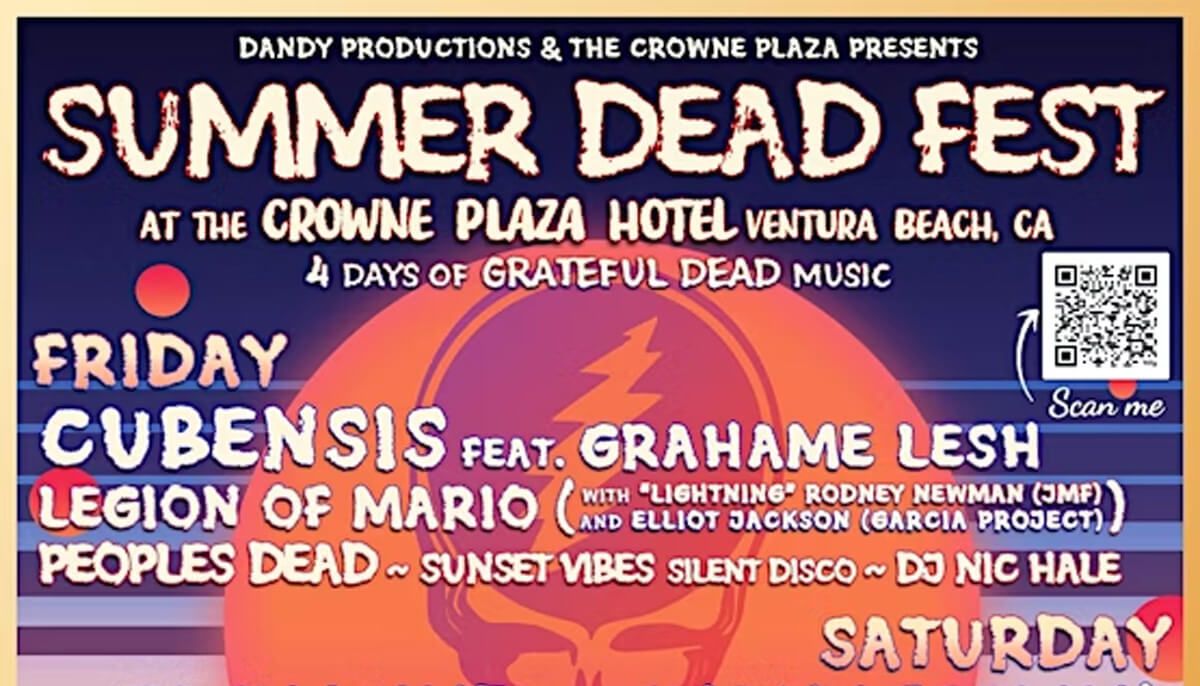 2025 Summer Dead Fest - Friday at Crowne Plaza Ventura Beach, 25 July | Event in Ventura | AllEvents