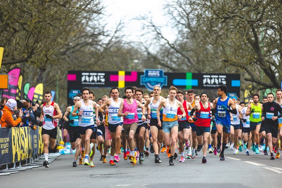 TTP Cambridge Half Marathon 2025, Midsummer Common, Cambridge, March 3