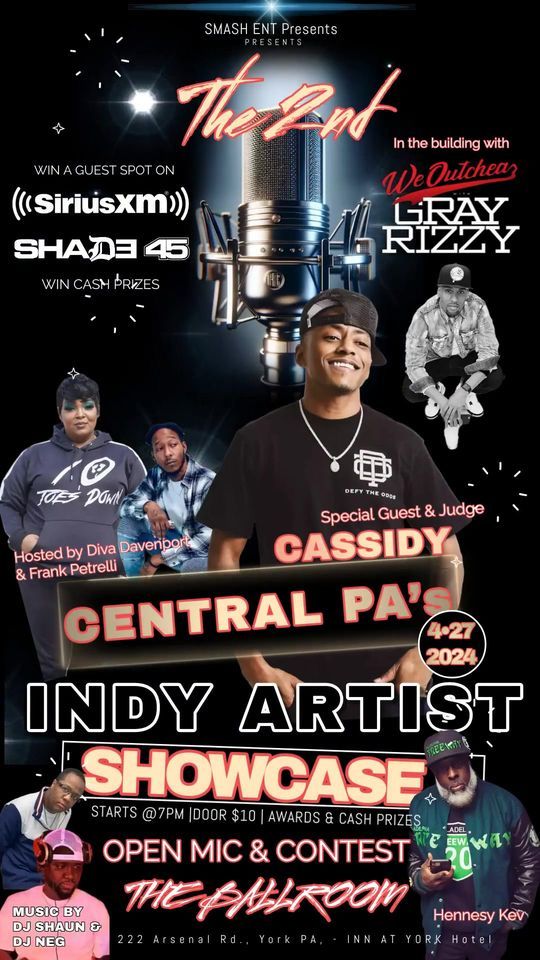 Gray Rizzy The 2nd CENTRAL PA’s INDY ARTIST SHOWCASE with CASSIDY & SHADE 45’s ...