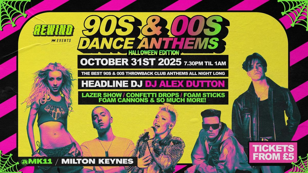 90s &amp; 00s Club Anthems - Halloween Special, 31 October | Event in Wolverton | AllEvents