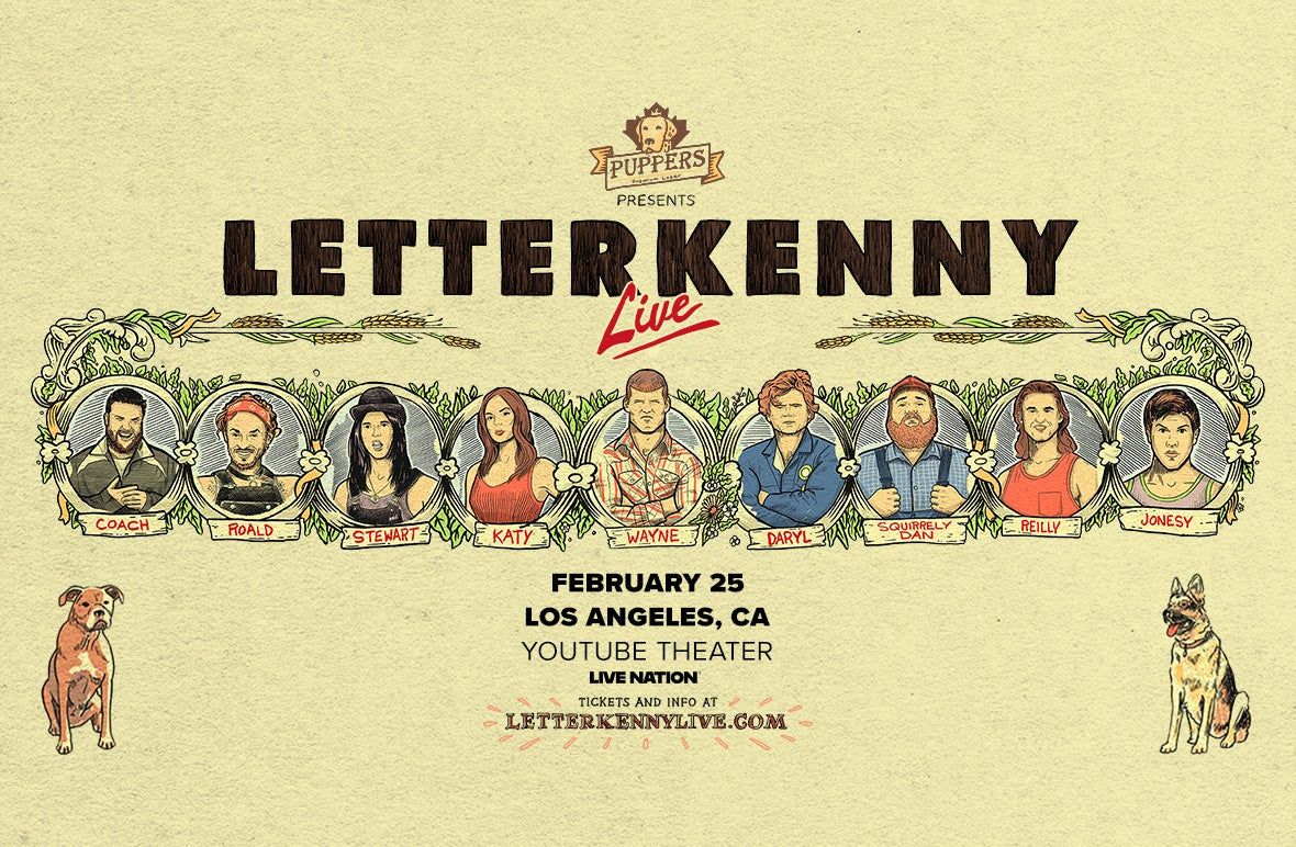 Letterkenny Live, Miller High Life Theatre, Milwaukee, 9 February 2027 ...