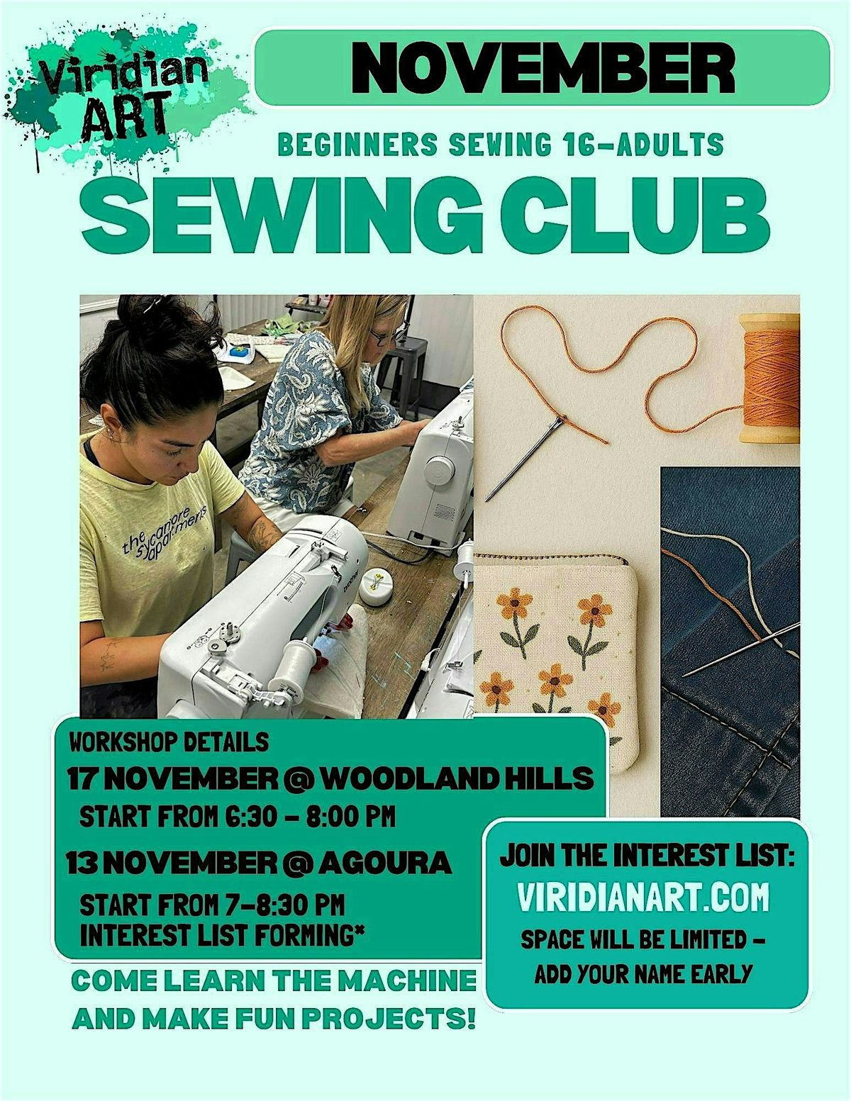 SEWING CLUB- Woodland Hills | Event in Woodland Hills | AllEvents