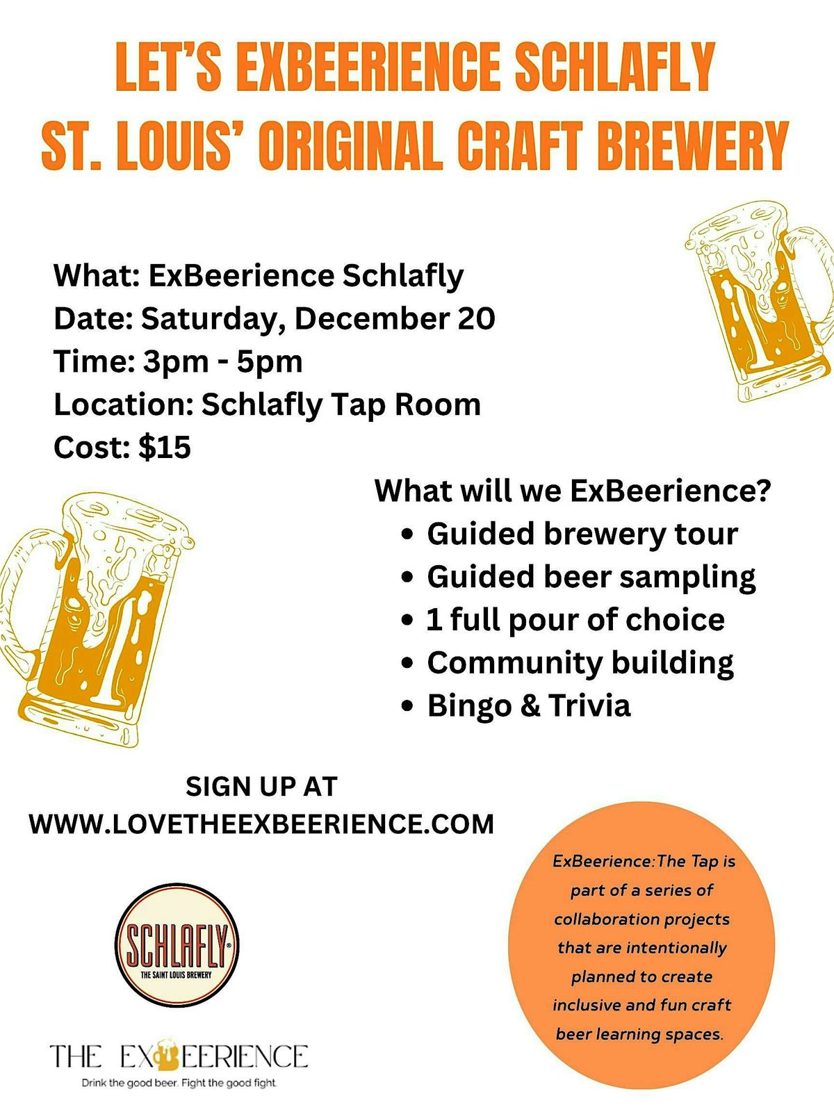 ExBeerience Schlafly!, 20 December | Event in St. Louis | AllEvents