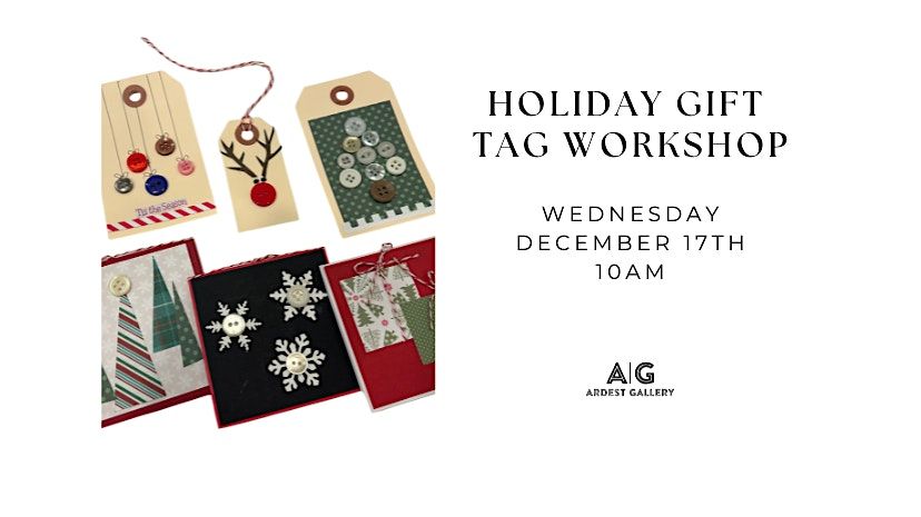 Holiday Gift Tag Make & Take, 17 December | Event in The Woodlands | AllEvents