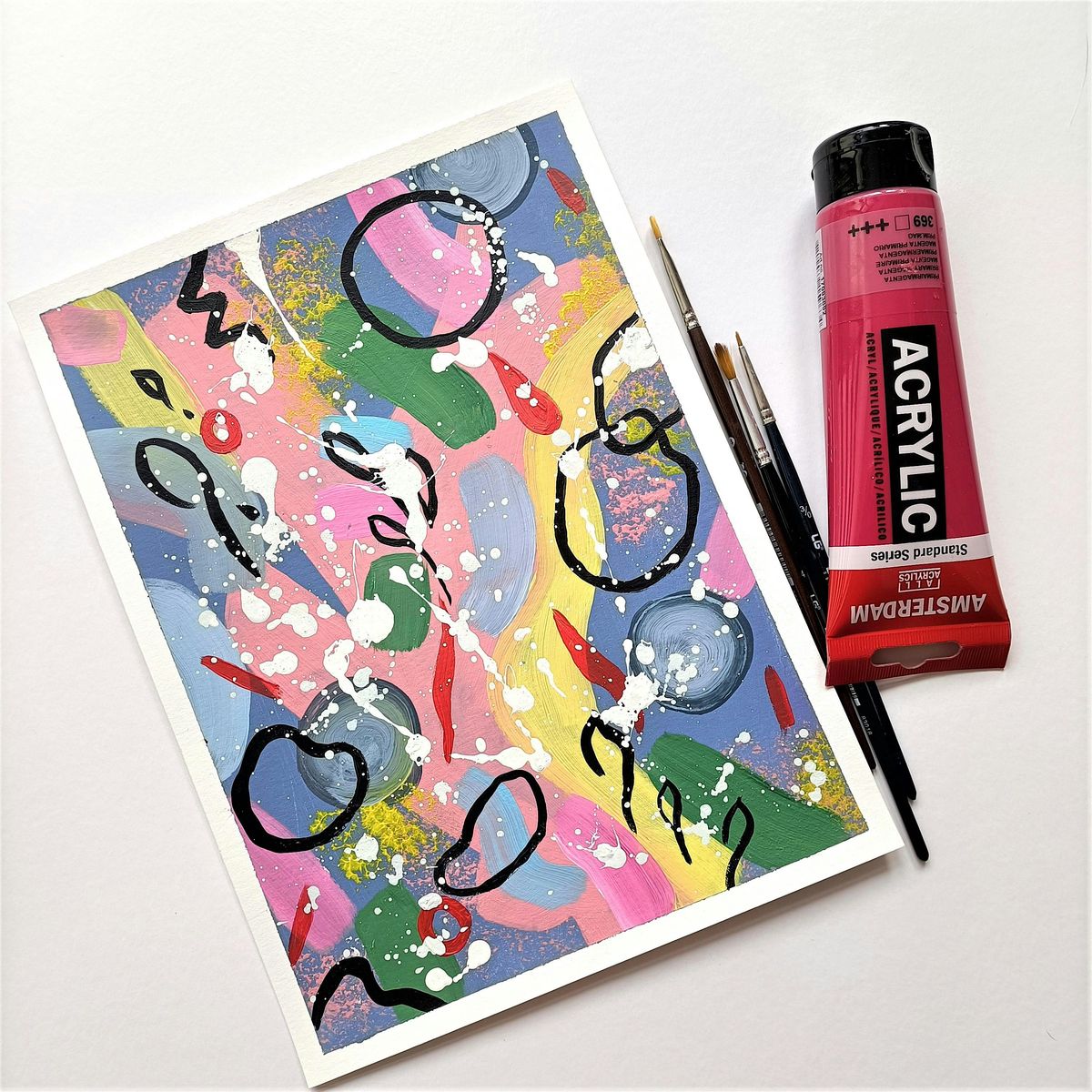 Abstract Art with Acrylics, 10 February | Event in Lisboa | AllEvents