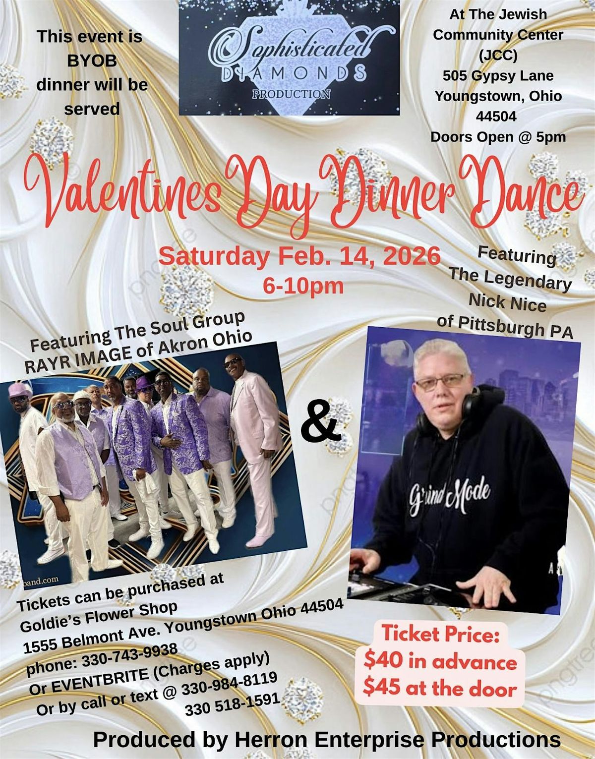Sophisticated Diamond Valentine Dinner Dance, 14 February | Event in Youngstown | AllEvents