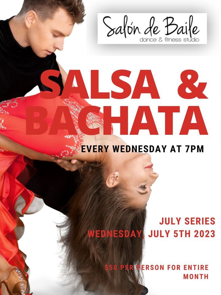 Salsa & Bachata Basics and Beyond July 2023 at SdeBDanceStudio Pooler