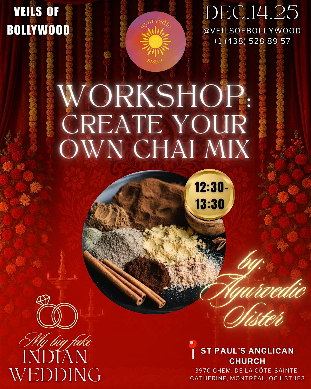Create your own chai mix, 14 December | Event in Montréal | AllEvents