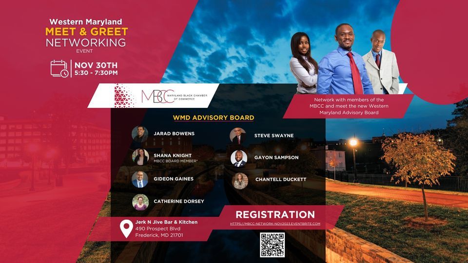 MBCC Western Maryland Meet & Greet Networking Event, 490 Prospect Blvd