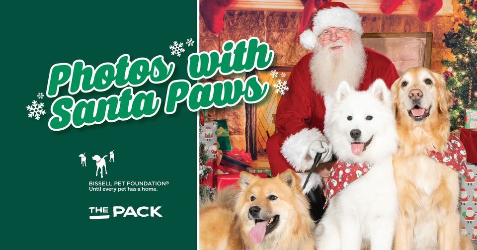 Photos with Santa Paws Benefitting Bissell Pet Foundation, The Pack Indoor Dog Park, Comstock