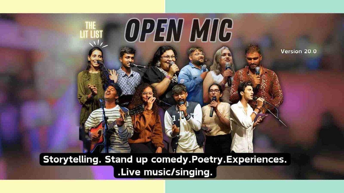 The Lit List Open Mic Version 20.0, 24 August | Event in Mysore | AllEvents
