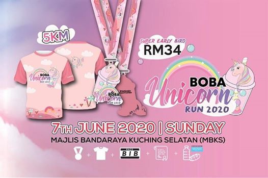 Boba Unicorn Run 2020 Mbks Kuching At Majlis Bandaraya Kuching