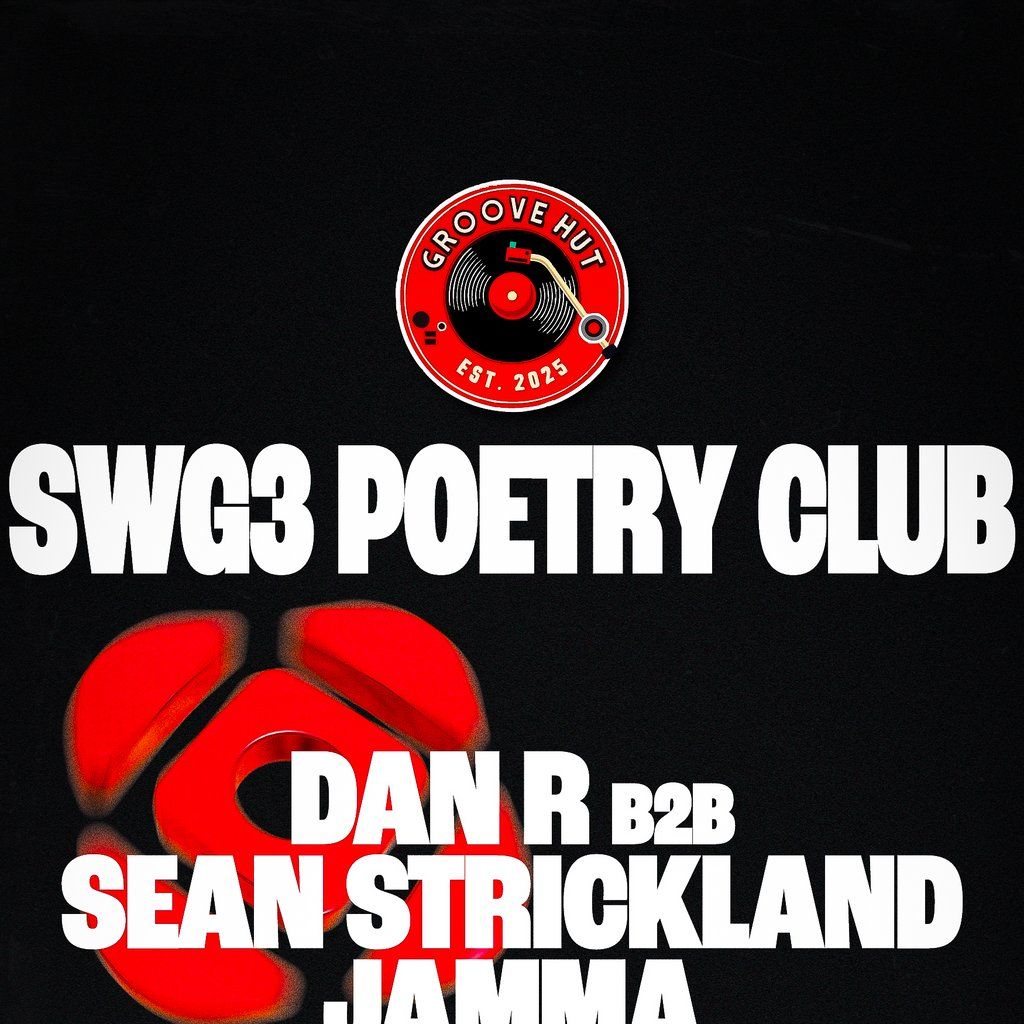GROOVE HUT: SWG3 Poetry Club, 6 September | Event in Glasgow | AllEvents