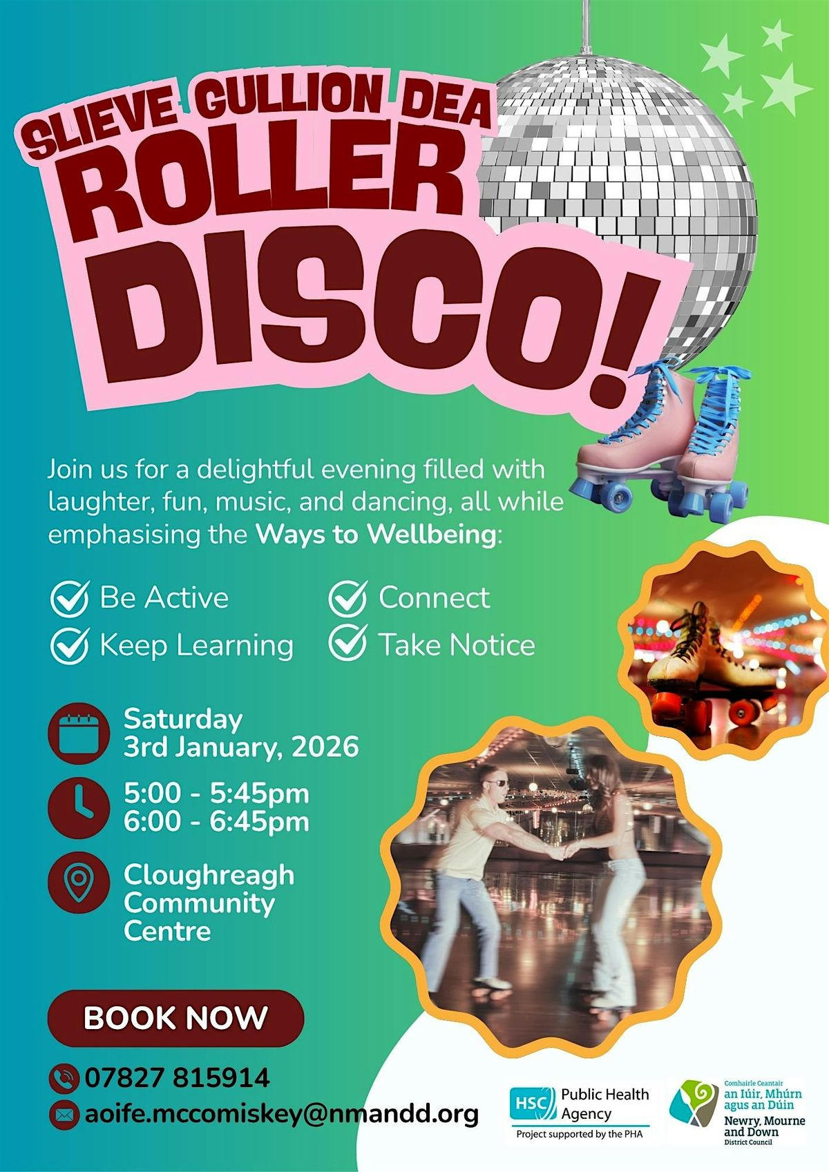 Roller Disco at Cloughreagh Community Centre