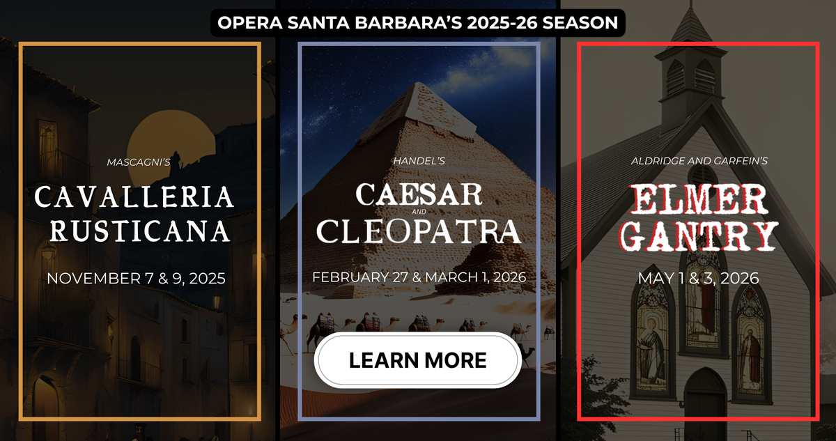 Opera Santa Barbara - Elmer Gantry at Lobero Theatre, 1 May | Event in Santa Barbara | AllEvents