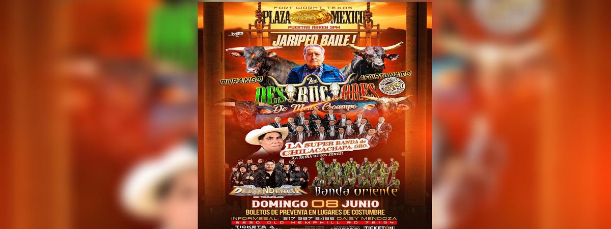 LOS DESTRUCTORES DE MEMO OCAMPO Y MAS , 8 June | Event in Fort Worth | AllEvents