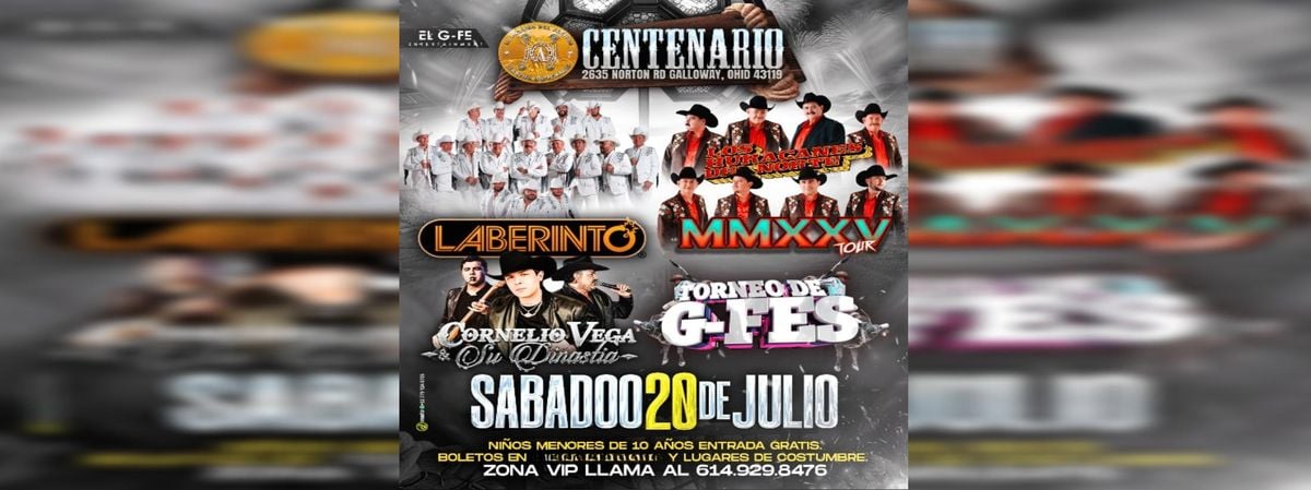LOS HURACANES DEL NORTE, LABERINTO & MAS , 20 July | Event in Galloway | AllEvents