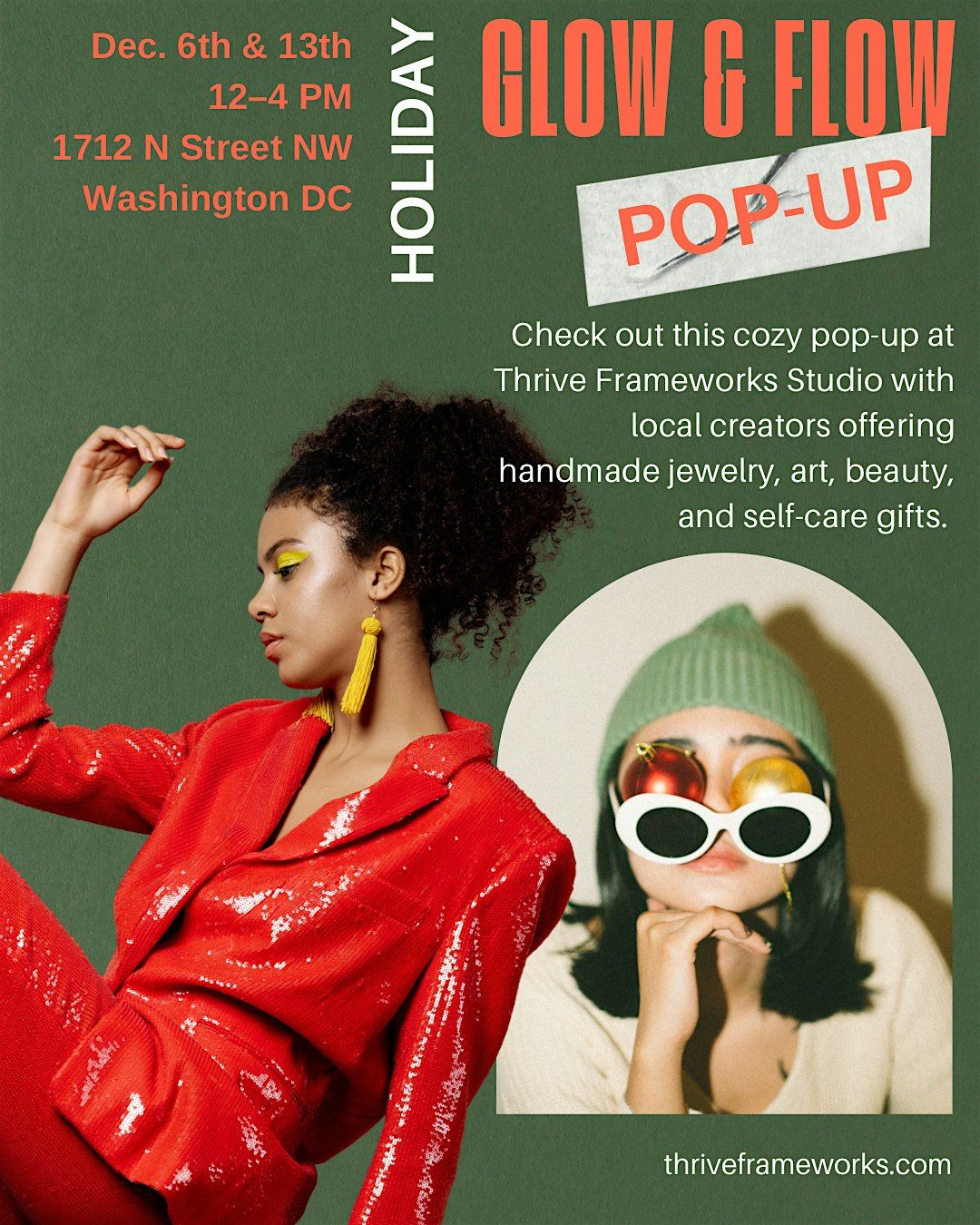 Holiday Glow & Flow Pop-up | Event in Washington | AllEvents
