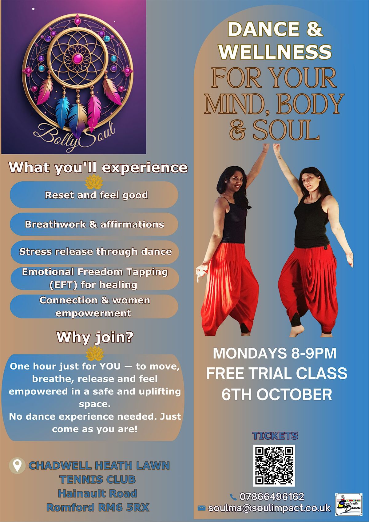 BollySoul Movement & Wellbeing Ladies class  (Donation based) Walthamstow, 3 December | Event in London