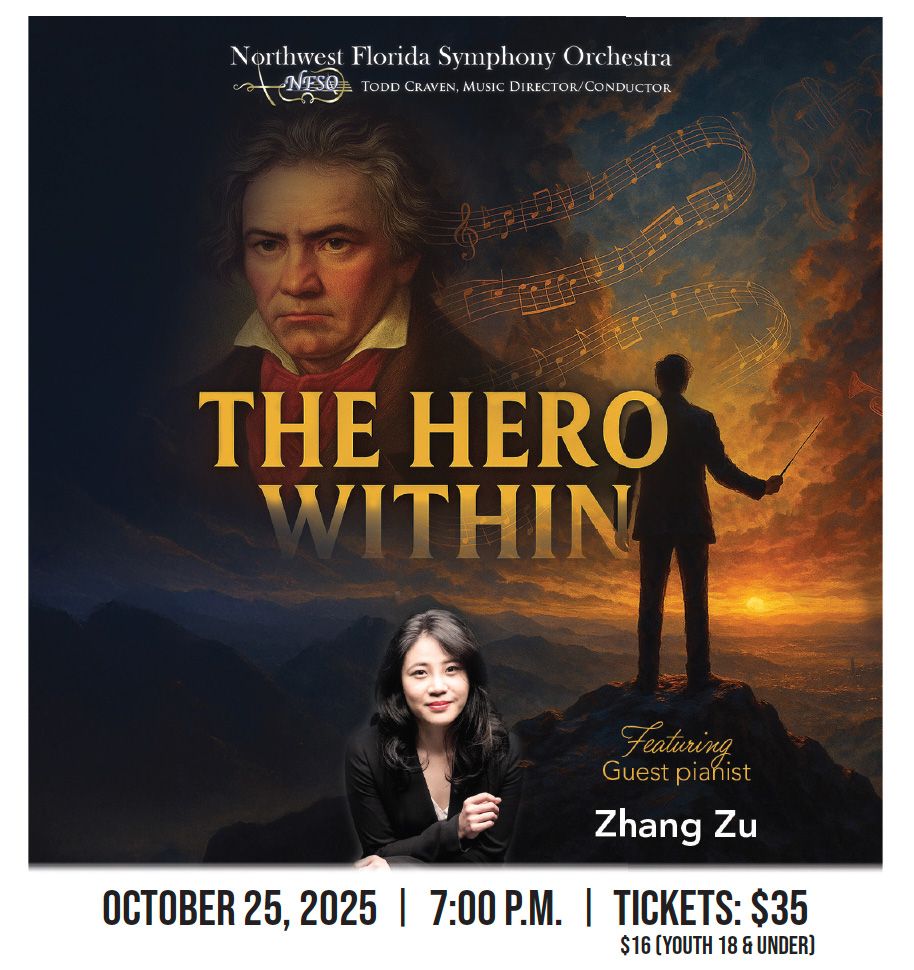 Northwest Florida Symphony Orchestra - The Hero Within at Mattie Kelly Arts Center at Northwest Florida State College, 25 October