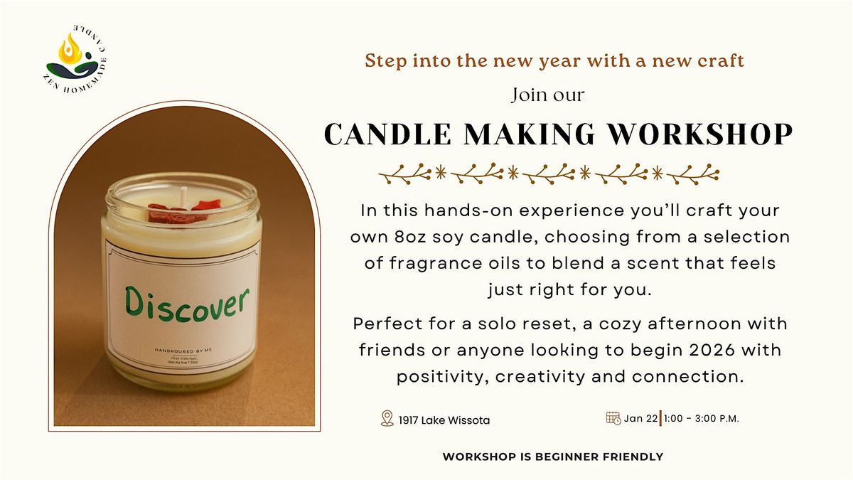 New Year, New Craft: Candle Making Workshop