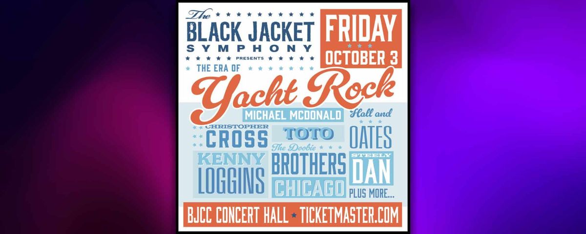 Black Jacket Symphony: An Evening of Yacht Rock at Knoxville Civic Auditorium, 26 September | Event in Knoxville
