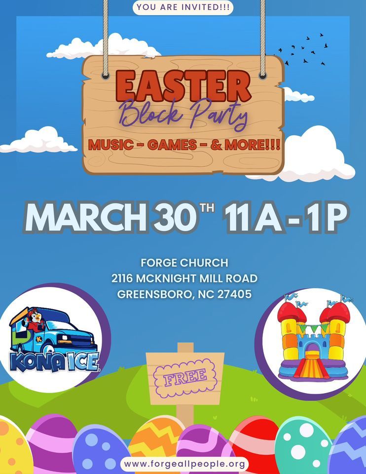 Easter Block Party! Egg Hunt, Games and More!!!, 2116 McKnight