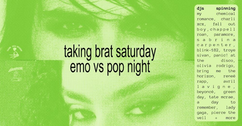 Taking Brat Saturday: Emo vs Pop Night - Bristol, 11 October | Event in Bristol | AllEvents