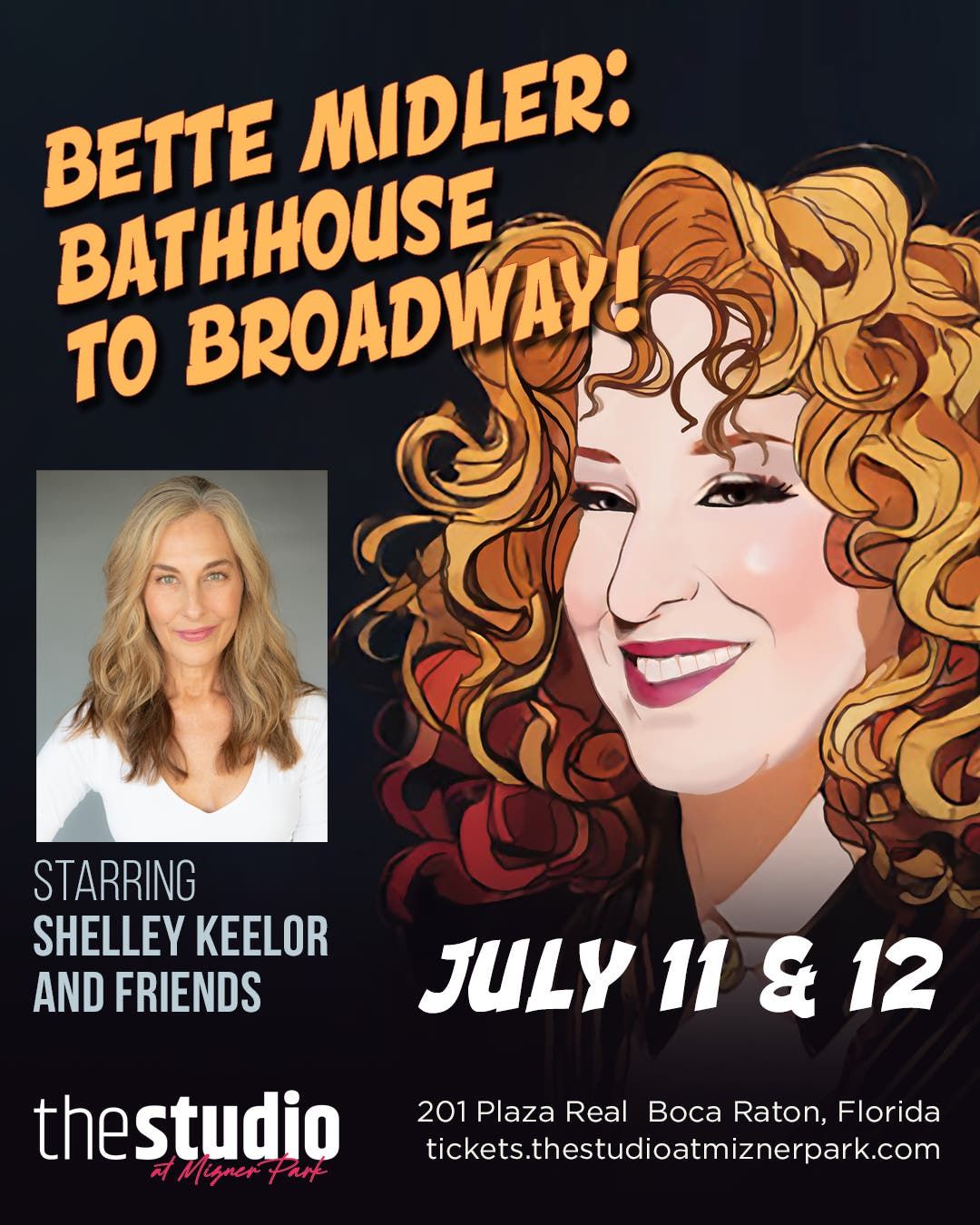 Bette Midler Tribute - Bathhouse to Broadway at The Studio at Mizner Park, 11 July | Event in Boca Raton | AllEvents