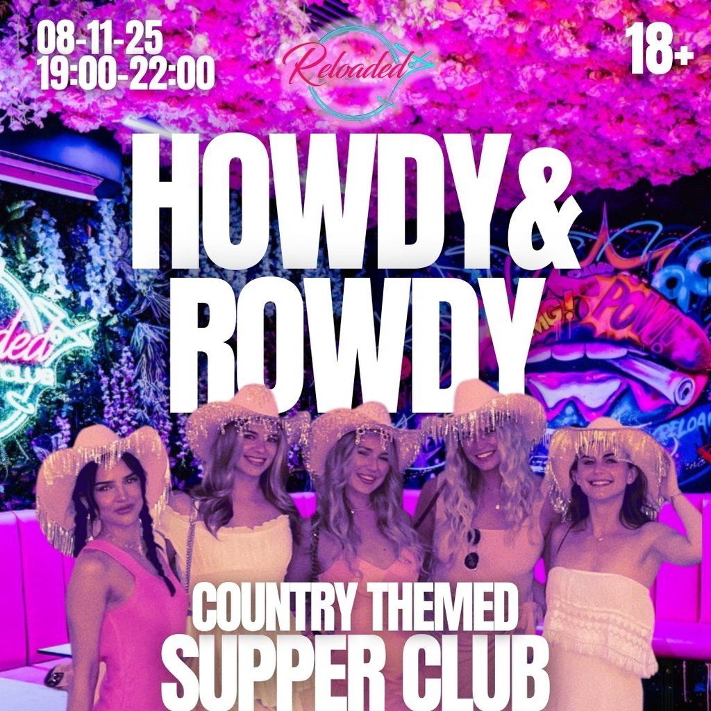 Howdy&Rowdy Supper Club Saturday 8th November - 7-10pm, 8 November | Event in Newbury | AllEvents