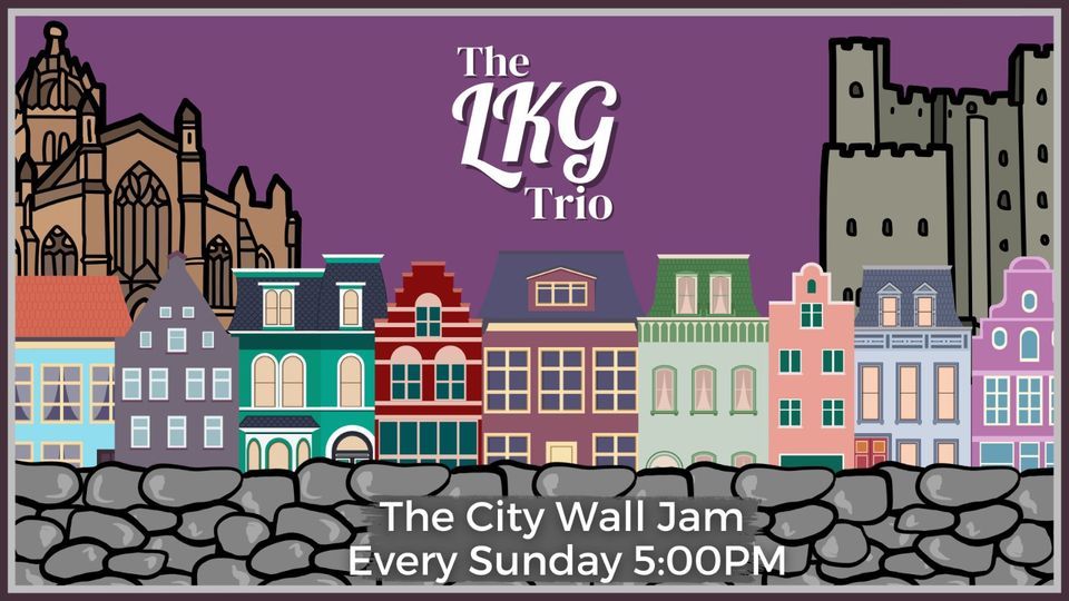 The LKG Trio The City Wall Jam, City Wall Wine Bar, Rochester, March
